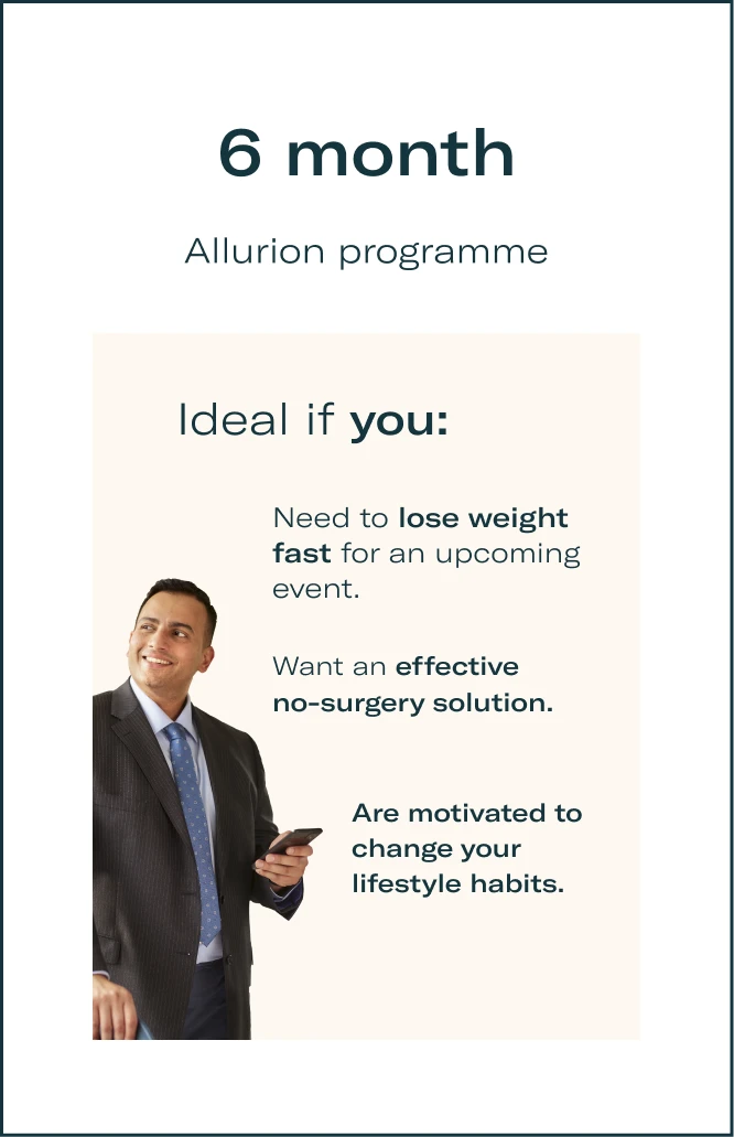 Allurion 6 month program - who's it right for ?