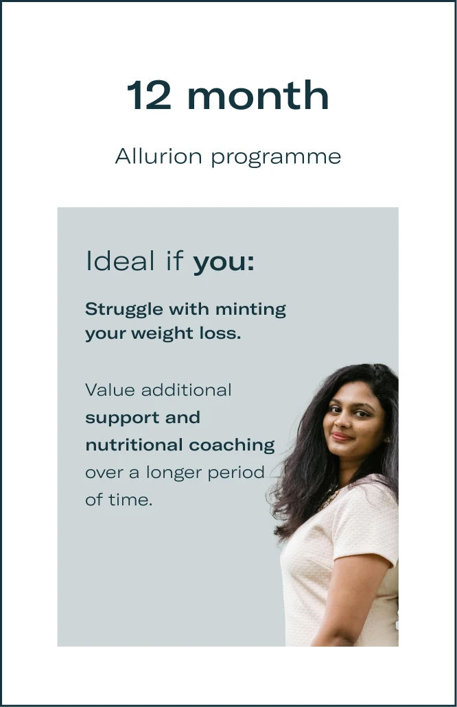 Allurion 12 month program - who is it right for?